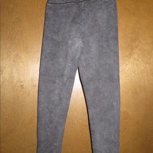 Distressed Wash Yoga Pants